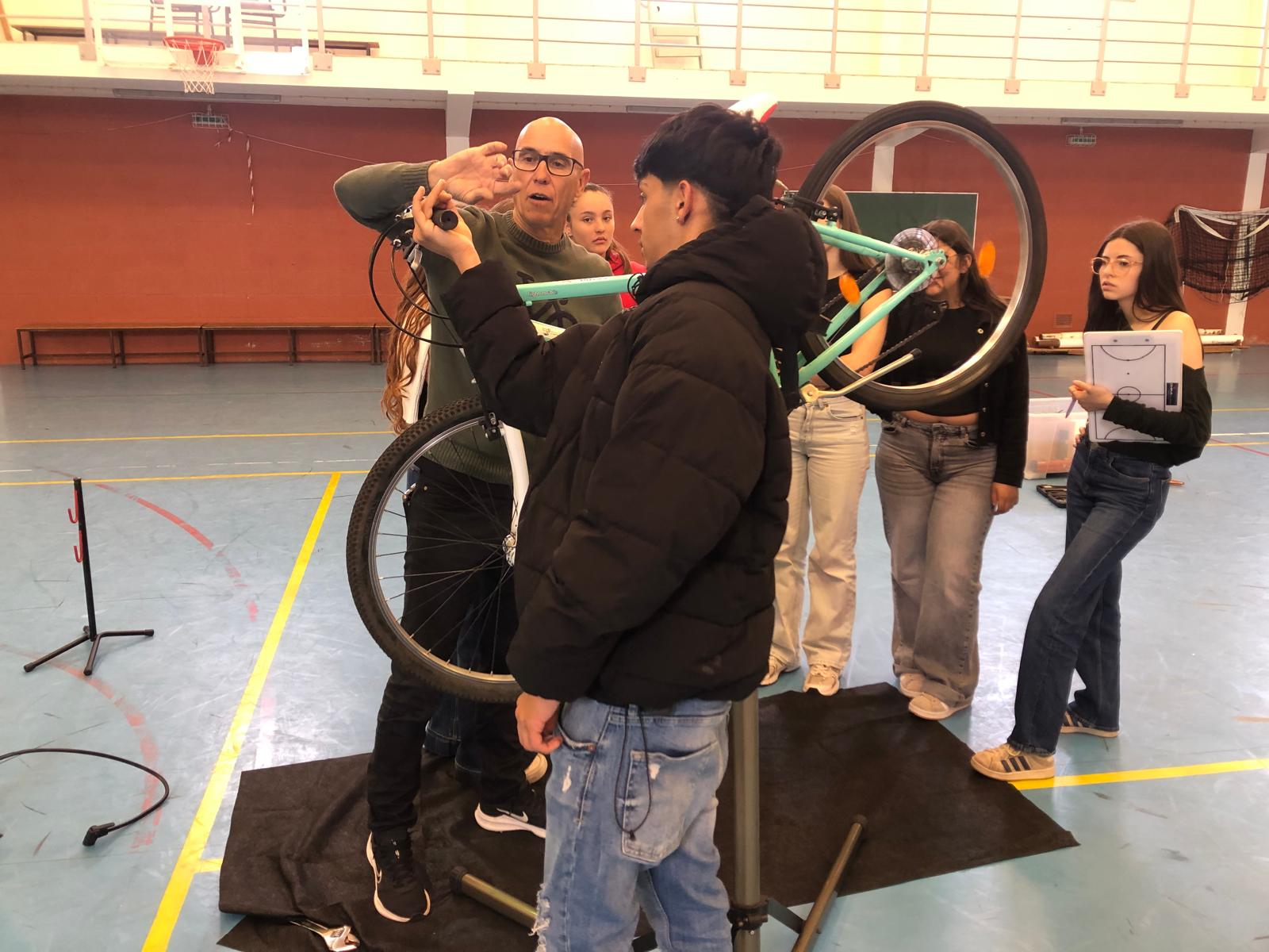 Sessão de cicloficina na EB Darque (Carteado Mena) promove a mobilidade sustentável